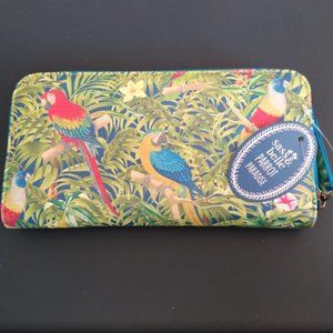 Sass & Belle Parrot Paradise Wallet Style Purse